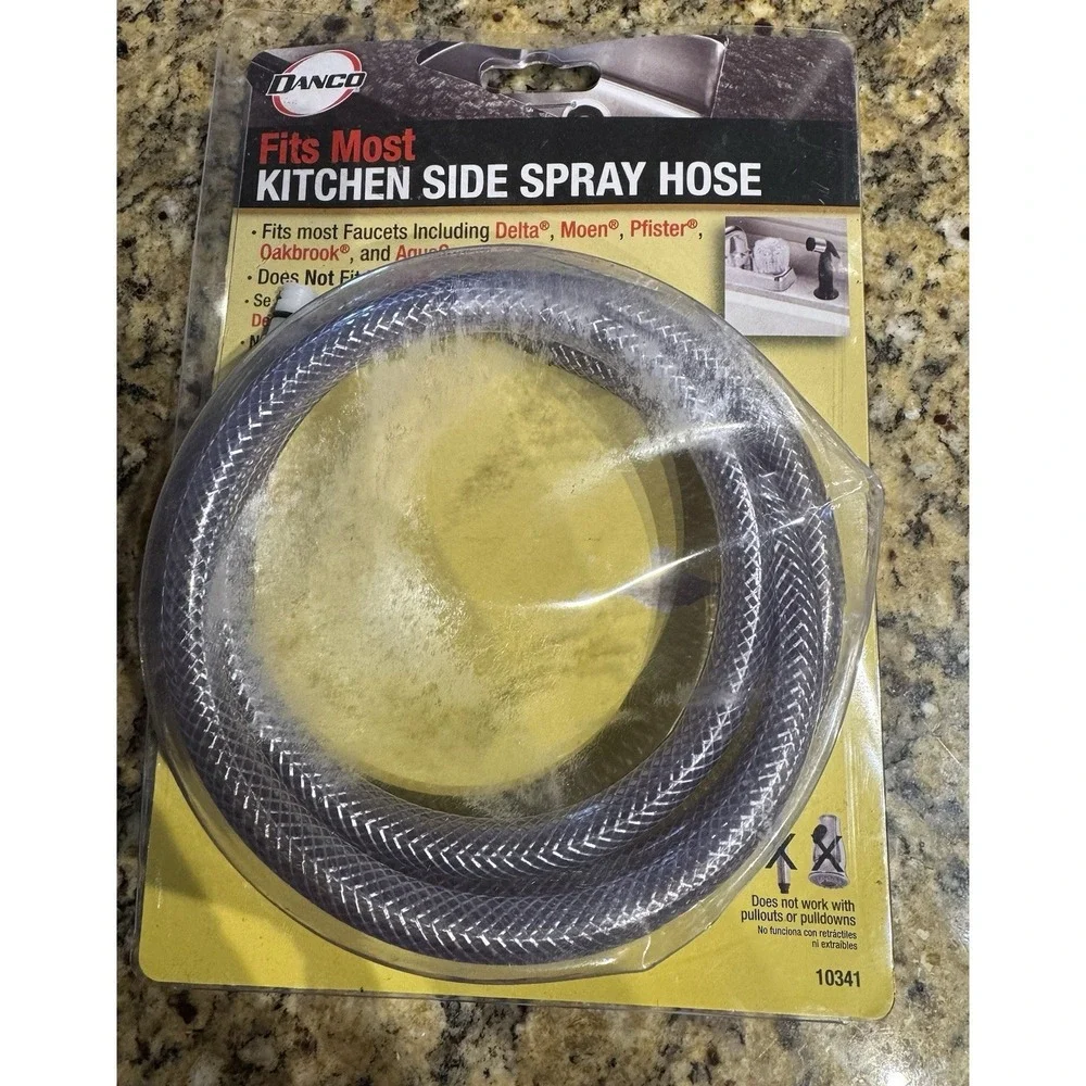 Danco Black Kitchen‎ Side Spray Hose for Delta Moen Pfister Oakbrook 10340/10341